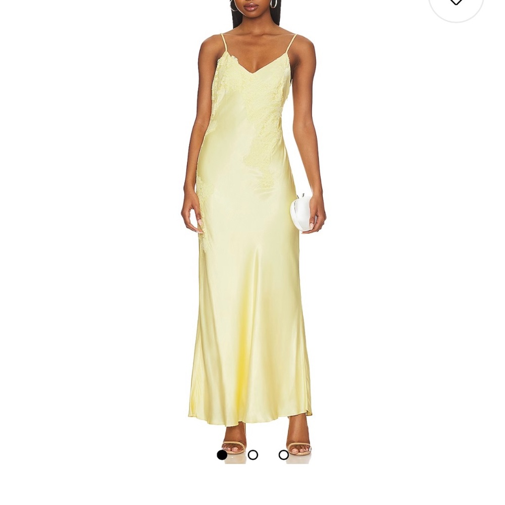 Bardot size 6 AVOCO LACE DETAIL MIDI DRESS IN CANARY YELLOW